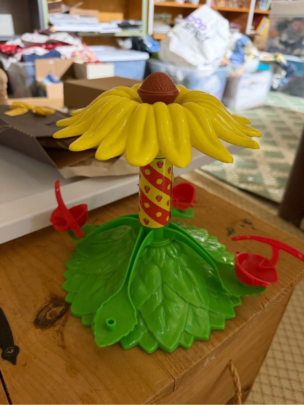 Vintage Strawberry Shortcake Sunflower Carousel Merry Go Round